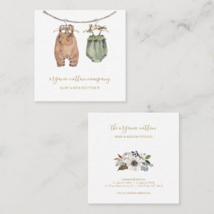 Baby en kinder Kleding winkel visitekaartje