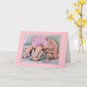 Baby en Kittens nota Kaart (Gele Bloem)