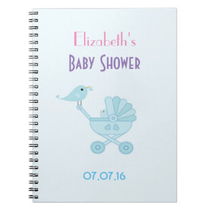 Baby en mammie Bluebird Baby shower Notitieboek