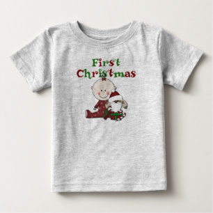 Baby en Santa Dog T-shirts