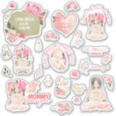 Baby- en zwangerschaps vinylstickers sticker (Voorkant)