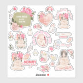 Baby- en zwangerschapsvinylstickers sticker (Vel)