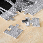 Baby en zwarte giraffen legpuzzel (Zijkant)