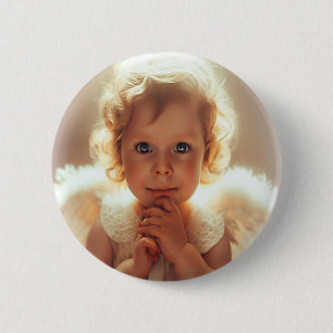 Baby-Engelen Ronde Button 5,7 Cm