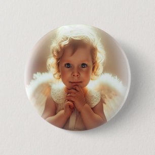 Baby-Engelen Ronde Button 5,7 Cm