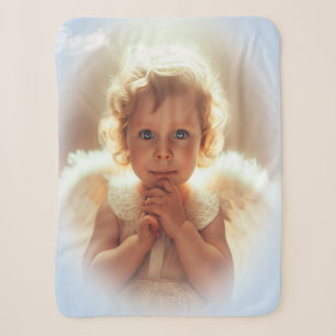 Baby Engelen Sherpa Deken