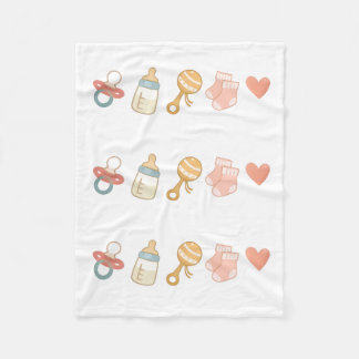 Baby Essentials Patroon Fleece Deken