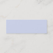 Baby Face Blue Skinny Profile Cards Mini Visitekaartje (Achterkant)