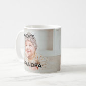 BABY FACE PHOTO GRANDPA COFFEE MUG CUSTOM (Devant gauche)