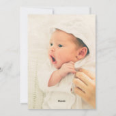 Baby Faire-part de naissance 5 Collage Little Love (Dos)