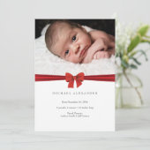 Baby faire-part ı Carte photo (Debout devant)