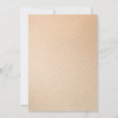 Baby Faire-part Introduire des étoiles d'or script (Dos)