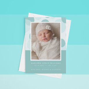 BABY FAIRE-PART minimaliste Abstrait