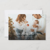 Baby Faire-part Plus Joyeux Cette Carte de Noël (Devant)