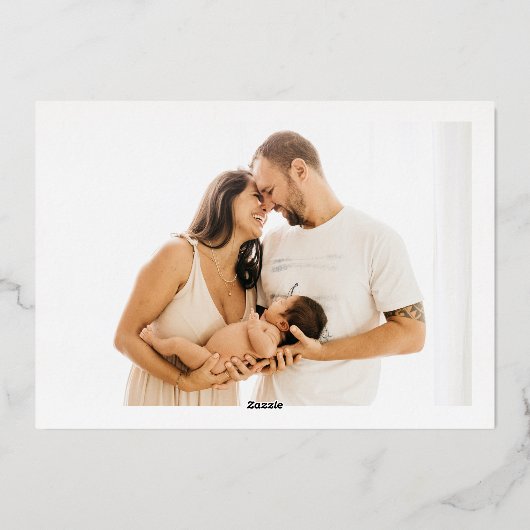 Baby Faire-part Welcome Script (Verso)