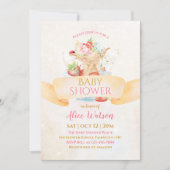 Baby Fairy Delicate Girly Baby shower Invitation (Devant)