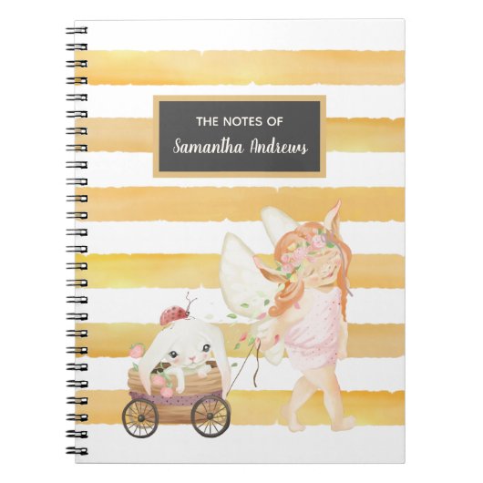 Baby Fairy en Bunny Magical Notitieboek (Voorkant)
