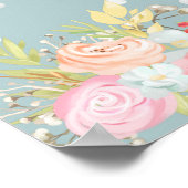 baby fairy joli jardin enchanté monogramme poster (Coin)