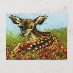 Baby fawn cartes postales par Tanya Bond