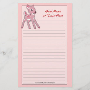 Baby Fawn Stationery Briefpapier