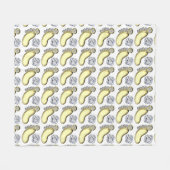 Baby Feet Fleece Deken (Voorkant (Horizontaal))