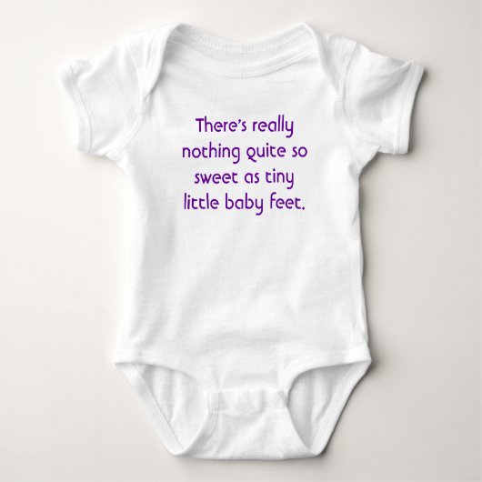 Baby Feet Romper (Voorkant)