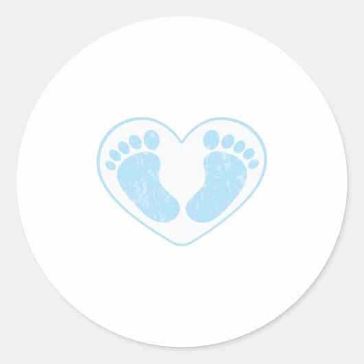 BABY FEET RONDE STICKER (Voorkant)