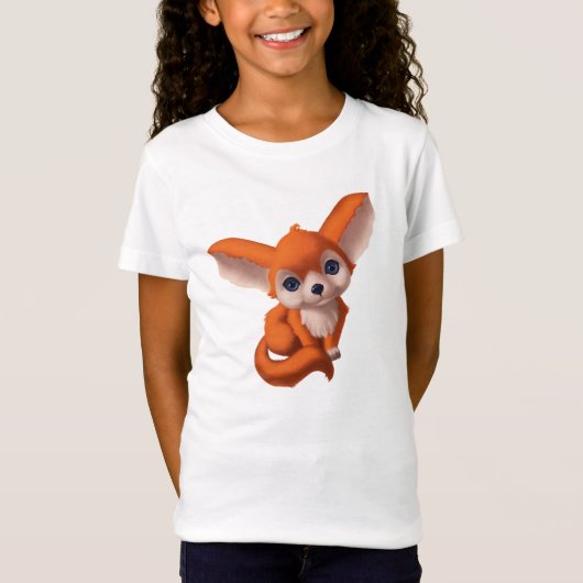 Baby Fennec Fox T-shirt (Voorkant)