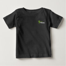Baby fijne jersey T-shirt | Eco Fitness Zwart