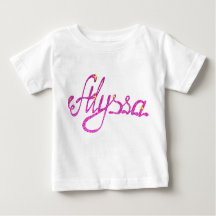 Baby Fine Jersey T-Shirt Alyssa naam