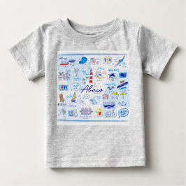 Baby Fine Jersey T Shirt - "The ABC's of Hope town