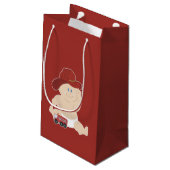 Baby Firefighter Baby shower de pompier sac cadeau (Dos Angle)