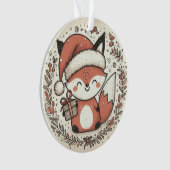 Baby First Christmas mignonne Fox (devant)