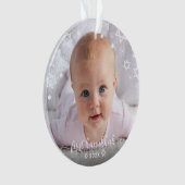 Baby First Hanoukka Stars Snowflakes Grand-parents (devant)