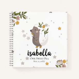 Baby First Year Nom personnalisé Journal de grosse