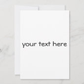 Baby fles: Je bent uitgenodigd voor een baby showe Kaart (Achterkant)