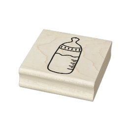 Baby fles rubberstempel