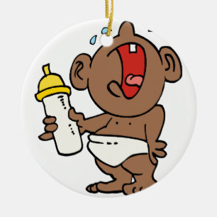 baby flesje keramisch ornament