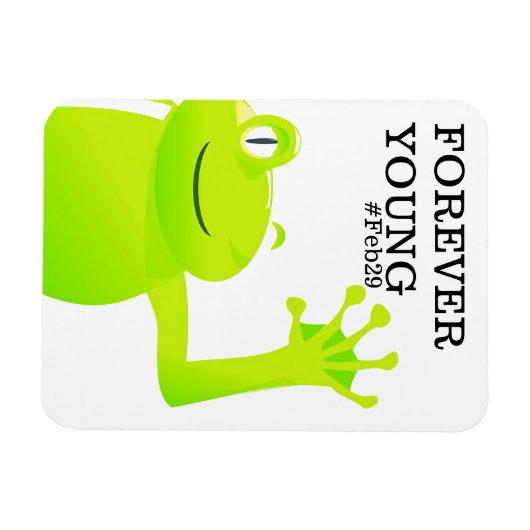 Baby Flexibel magneet met Leap Year/Leap Day (Horizontaal)