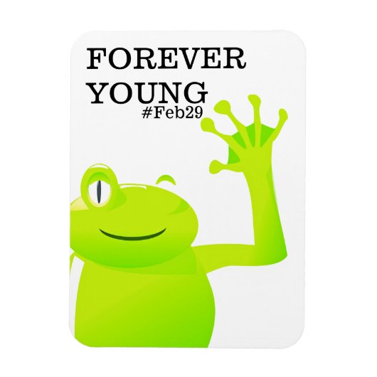 Baby Flexibel magneet met Leap Year/Leap Day (Verticaal)