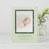 Baby Flurry | Faire-part de naissance vertical (Debout devant)