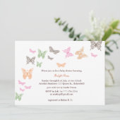 Baby Flutters Douche Invitation orange (Debout devant)