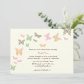 Baby Flutters Shower Invitation iory Kaart (Staand voorkant)