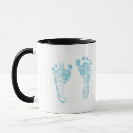 Baby foot print mug (Gauche)
