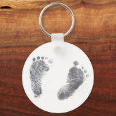Baby Foot prints Sleutelhanger (Voorkant)