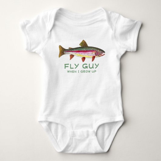 Baby forel Vist Romper (Voorkant)