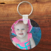 Baby Foto aangepast Sleutelhanger (Voorkant)