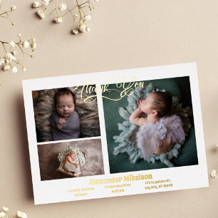 Baby Foto Aankondiging van geboorte