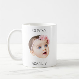 Baby Foto Baby Gezicht Gift Kerst vaderdag Koffiemok