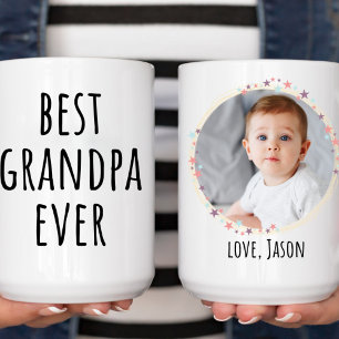 Baby Foto beste opa/nana ooit Mok